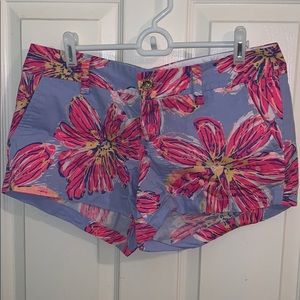 Lilly Pulitzer Dahlia Purple Party Shorts